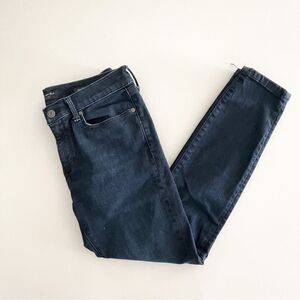Banana Republic Skinny Luxe Sculpt Dark Indigo Jeans Women's 28 Stretch